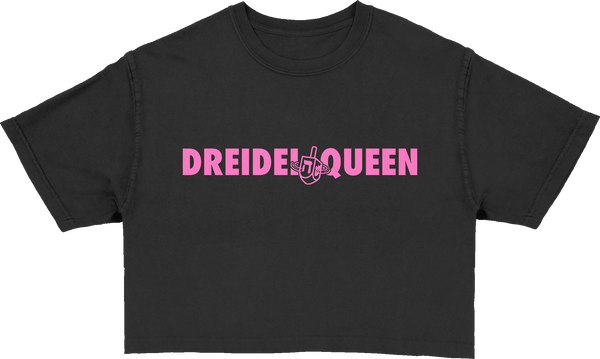Dreidel Queen Black Tee